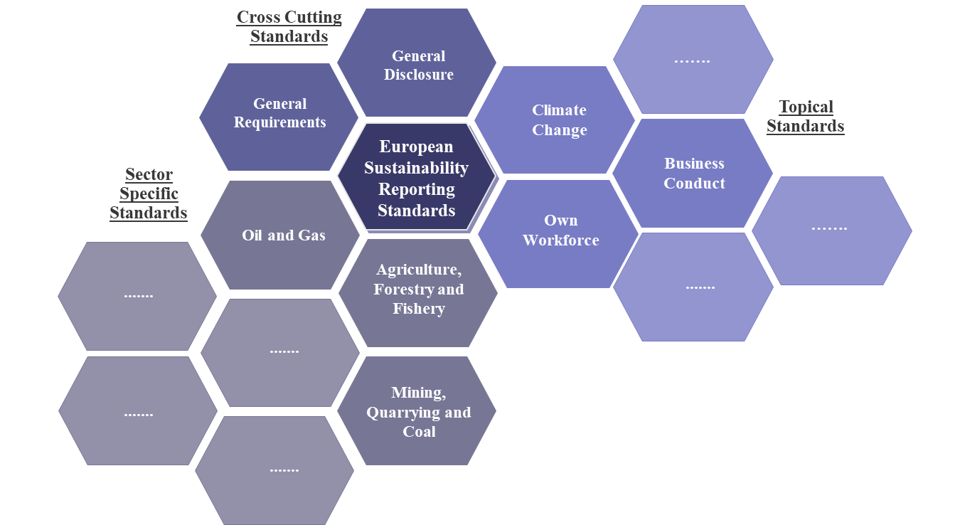 ESRS European Sustainability Reporting Standard: Struttura