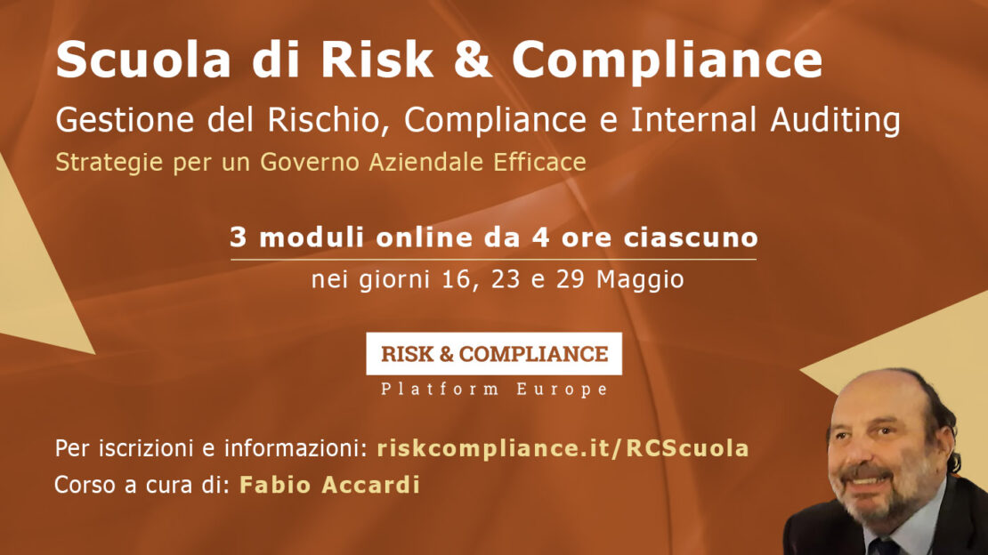 Formazione: Gestione del Rischio, Compliance e Internal Auditing